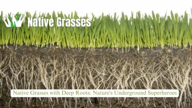 Native Grasses with Deep Roots: Nature's Underground Superheroes