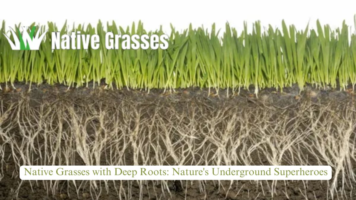 Native Grasses with Deep Roots: Nature's Underground Superheroes